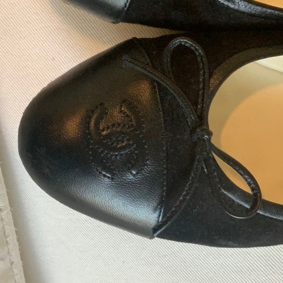 Chanel Black Ballet Flats size 39 - Picture 6 of 10